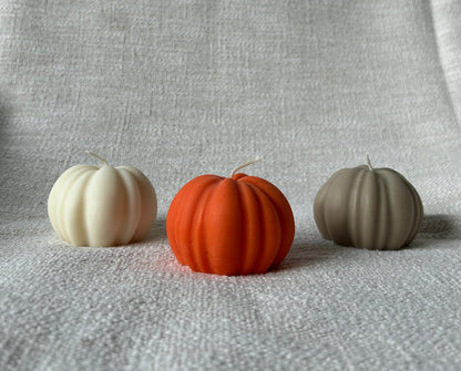 BOUGIE CITROUILLE - ORANGE